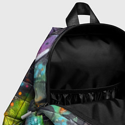 Детский рюкзак Баллончики с краской - граффити, цвет: 3D-принт — фото 2