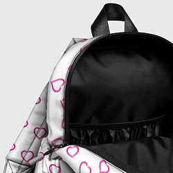 Детский рюкзак Паттерн сердце, цвет: 3D-принт — фото 2