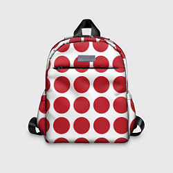 Детский рюкзак Красные круги