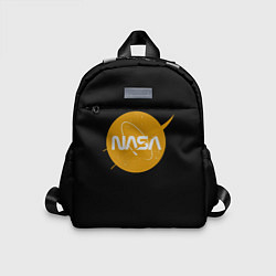 Детский рюкзак NASA yellow logo, цвет: 3D-принт