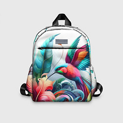 Детский рюкзак Райская птица - тропики, цвет: 3D-принт