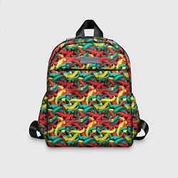 Детский рюкзак Переплетающиеся стрелки, цвет: 3D-принт