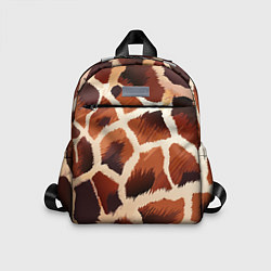 Детский рюкзак Пятнистый мех жирафа, цвет: 3D-принт