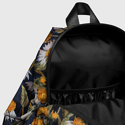 Детский рюкзак Вышитые ромашки, цвет: 3D-принт — фото 2