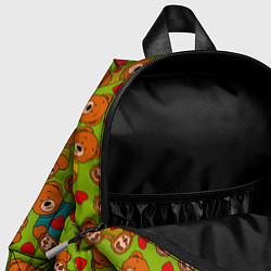 Детский рюкзак Маленькие мишки и сердечки, цвет: 3D-принт — фото 2
