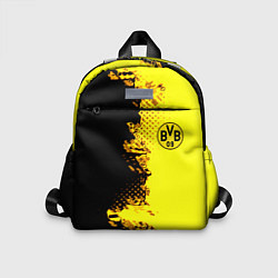 Детский рюкзак Borussia fc sport краски, цвет: 3D-принт