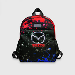 Детский рюкзак Mazda краски абстракция спорт, цвет: 3D-принт