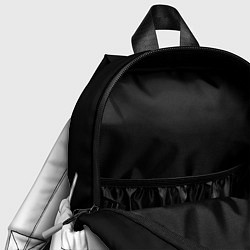 Детский рюкзак Barcelona краски чёрные спорт, цвет: 3D-принт — фото 2