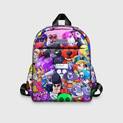 Детский рюкзак Brawl Stars game color, цвет: 3D-принт