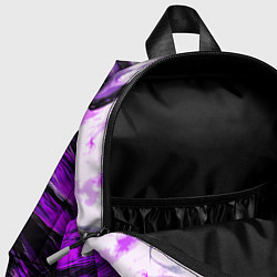 Детский рюкзак Чёрная и розовая буря, цвет: 3D-принт — фото 2