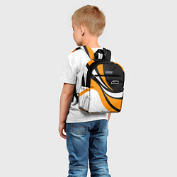 Детский рюкзак КТМ - оранжевые вставки, цвет: 3D-принт — фото 2