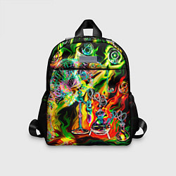 Детский рюкзак Хамелеон и стихии, цвет: 3D-принт