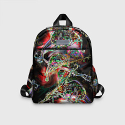 Детский рюкзак Хамелеоновый рейв, цвет: 3D-принт