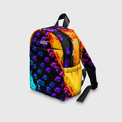 Детский рюкзак Brawl stars neon logo kids, цвет: 3D-принт — фото 2