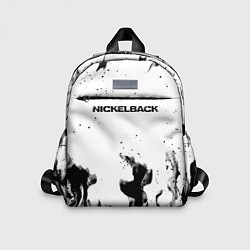 Детский рюкзак Nickelback серый дым рок, цвет: 3D-принт