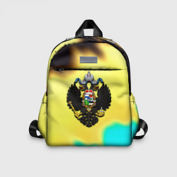 Детский рюкзак Российская империя герб краски, цвет: 3D-принт