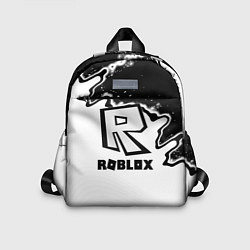 Детский рюкзак Roblox краски белые, цвет: 3D-принт