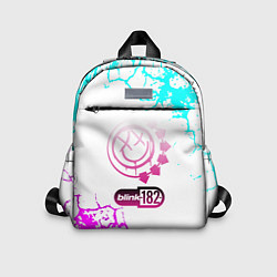 Детский рюкзак Blink 182 неоновые краски, цвет: 3D-принт