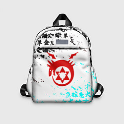 Детский рюкзак Fullmetal Alchemist japan, цвет: 3D-принт