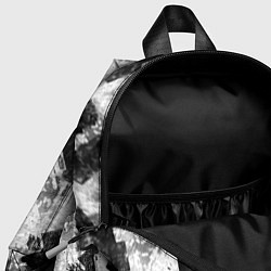 Детский рюкзак Cyberpunk: Edgerunners - black and white, цвет: 3D-принт — фото 2