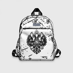 Детский рюкзак Герб России краски текстура, цвет: 3D-принт