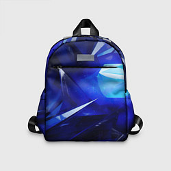 Детский рюкзак Black and blue abstract background sport style
