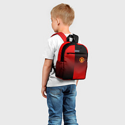 Детский рюкзак Манчестер Юнайтед градиент спорт, цвет: 3D-принт — фото 2