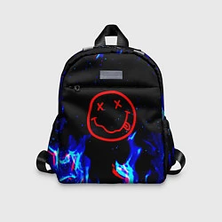 Детский рюкзак Nirvana flame, цвет: 3D-принт