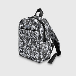 Детский рюкзак Пиксельный камуфляж серого цвета, цвет: 3D-принт — фото 2