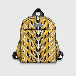 Детский рюкзак Жёлтая техно броня, цвет: 3D-принт
