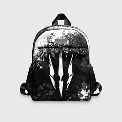 Детский рюкзак The Witcher - Ведьмак белый волк, цвет: 3D-принт