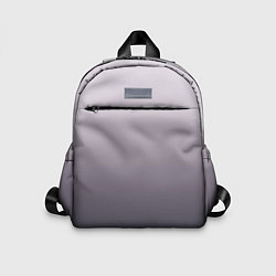 Детский рюкзак Бледный серо-пурпурный градиент, цвет: 3D-принт