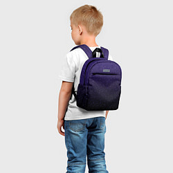 Детский рюкзак Градиент ночной фиолетово-чёрный, цвет: 3D-принт — фото 2