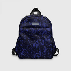 Детский рюкзак Тёмно-синий космический абстракция, цвет: 3D-принт
