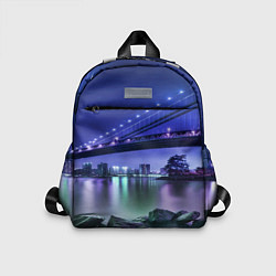 Детский рюкзак Вечерняя Америка - мост, цвет: 3D-принт