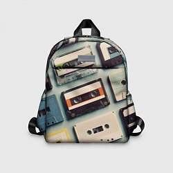 Детский рюкзак Ретро аудио кассеты, цвет: 3D-принт