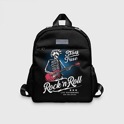 Детский рюкзак Rock and roll - punk, цвет: 3D-принт