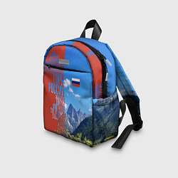 Детский рюкзак Горы России с флагом, цвет: 3D-принт — фото 2