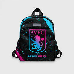 Детский рюкзак Aston Villa - neon gradient, цвет: 3D-принт