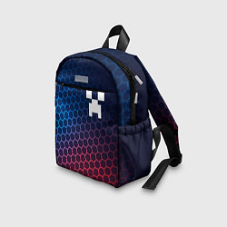 Детский рюкзак Minecraft неоновые соты, цвет: 3D-принт — фото 2