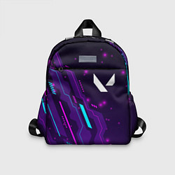 Детский рюкзак Valorant neon gaming, цвет: 3D-принт