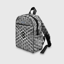 Детский рюкзак Бесконечный гексагональный каркас, цвет: 3D-принт — фото 2
