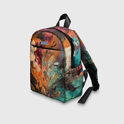Детский рюкзак Красочный хаос, цвет: 3D-принт — фото 2