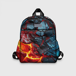 Детский рюкзак Темная огненная плитка