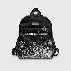 Детский рюкзак Club Brugge sport на темном фоне посередине, цвет: 3D-принт