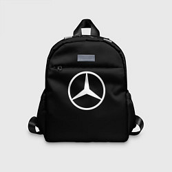 Детский рюкзак Mercedes benz logo white, цвет: 3D-принт