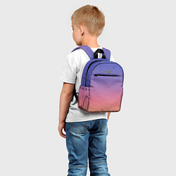 Детский рюкзак Эффект рассвета градиентом с кристаллизацией, цвет: 3D-принт — фото 2