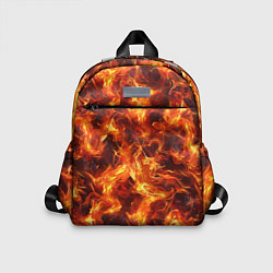 Детский рюкзак Текстура элементаля огня, цвет: 3D-принт
