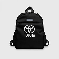 Детский рюкзак Toyota white logo, цвет: 3D-принт