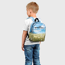 Детский рюкзак Ромашковое поле, цвет: 3D-принт — фото 2